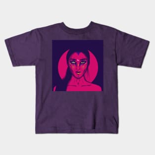 Pink woman Kids T-Shirt